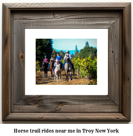 horse trail rides near me in Troy, New York